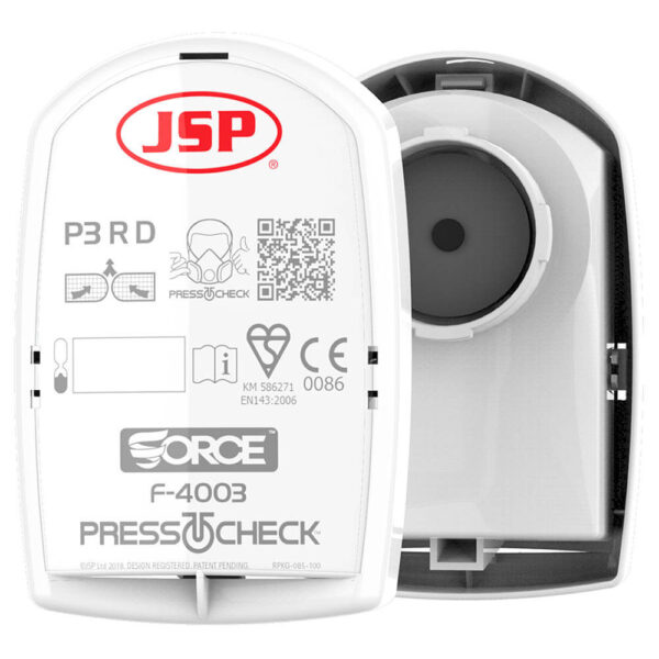 JSP F-4003 PressToCheck Dust Filter Cartridges P3 R D