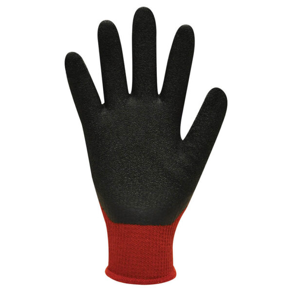 Polyco Matrix Red L Latex Coated Safety Gloves