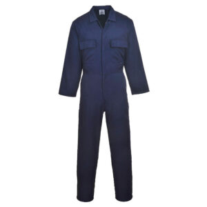 Portwest S999 Standard Polycotton Work Coverall - Navy Blue