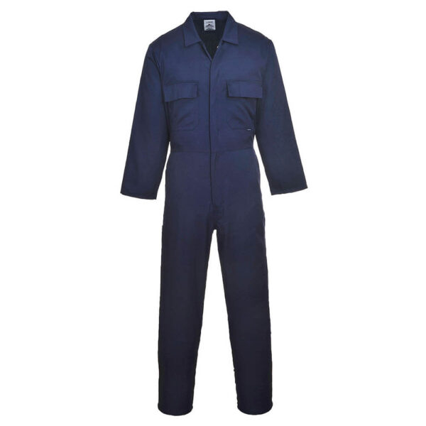 Portwest S999 Standard Polycotton Work Coverall - Navy Blue