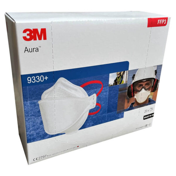 3M Aura 9330+ FFP3 Unvalved Particulate Respirator