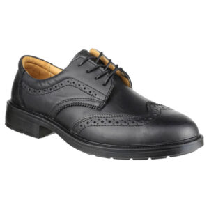 Amblers Safety FS44 Black Leather Brogue S1P Safety Shoes