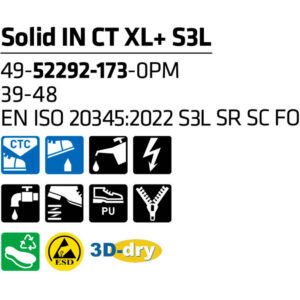 Sievi Solid IN CT XL+ S3 Safety Boots