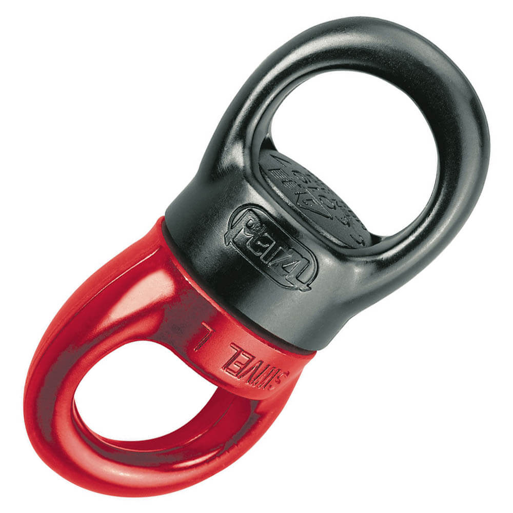 Details about   PETZL P58 SO Open Gated Swivel with Sealed Ball Bearings Yellow/Black 