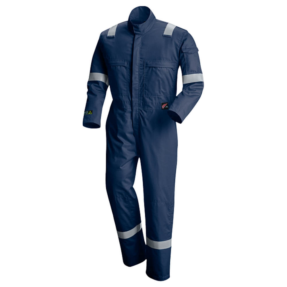 thumbnail image 2 of Red Kap Insulated Coveralls - Navy Blue - Like New, Name Tags Removed 2 of 6