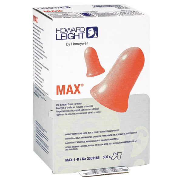 Honeywell 3301165 Howard Leight MAX-1-D Foam Earplugs