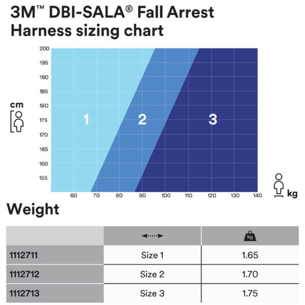 3M DBI-SALA ExoFit XE50 Quick Connect Safety Harness