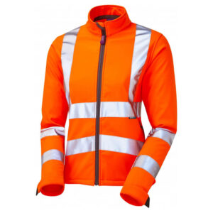 Leo Workwear SJL01-O Honeywell Orange Ladies Softshell Jacket