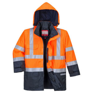 Portwest S779 Bizflame High Visibility Multi Protection Rain Jacket