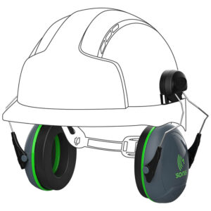 JSP Sonis 1 AEB010-0CY-800 Helmet Mounted Ear Defenders