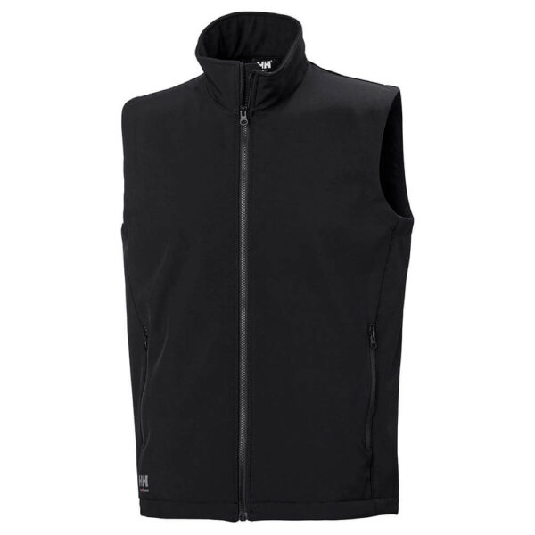 Helly Hansen 74086-990 Manchester 2.0 Mens Black Softshell Vest