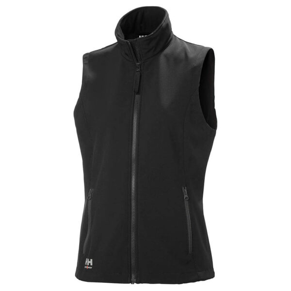 Helly Hansen 74242-990 Manchester 2.0 Womens Black Softshell Vest