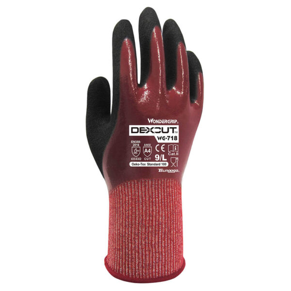 Wonder Grip WG-718 Dexcut Safety Gloves