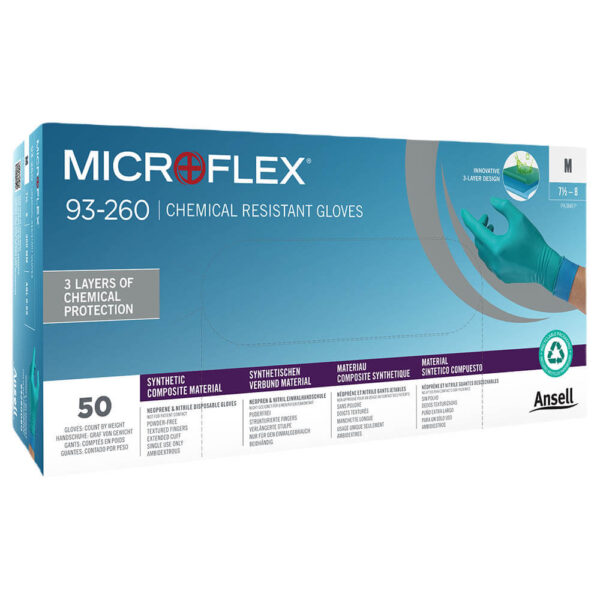 Ansell Microflex 93-260 Disposable Nitrile Gloves