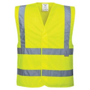 Portwest C470 Yellow High Visibility Band And Brace Vest