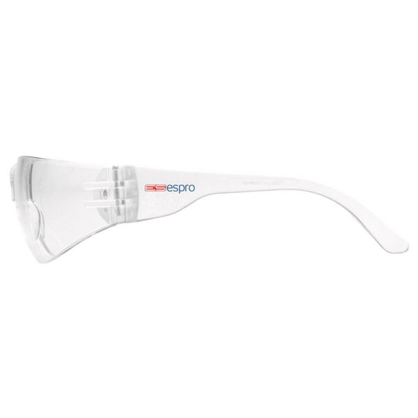 Espro ES10C Intruder Clear Lens Safety Glasses Side Temples