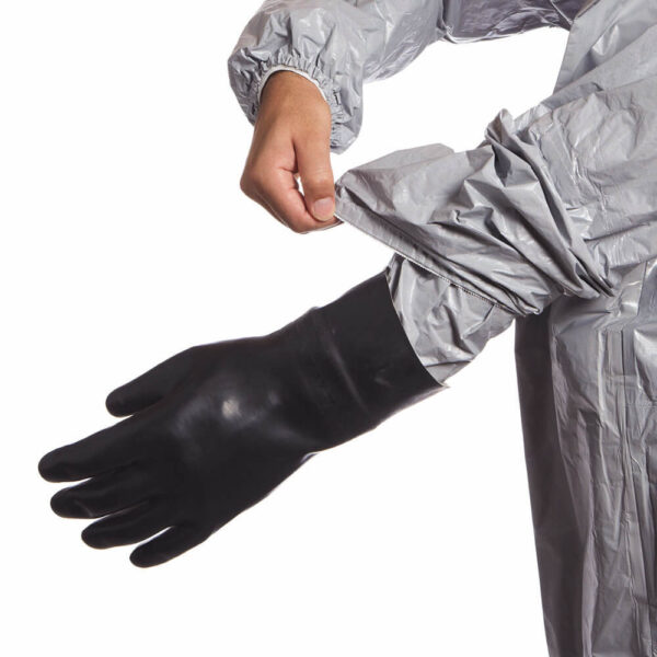 DuPont Tychem 6000 F Plus Grey Hooded Coveralls