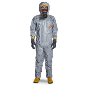 DuPont Tychem 6000 F Plus Grey Hooded Coveralls