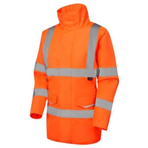 Leo Workwear AL01-O Cheristow Class 3 Womens Oranfe Quilted Anorak