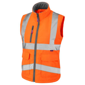 Leo Workwear BWL01-O Sandymere Class 2 Orange Ladies Bodywarmer