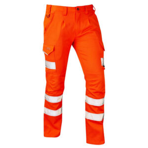 Leo Workwear CT04-O Kingford Class 1 PCX Orange Stretch Cargo Trousers