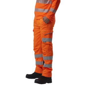 Leo Workwear CT04-O Kingford Class 1 PCX Orange Stretch Cargo Trousers