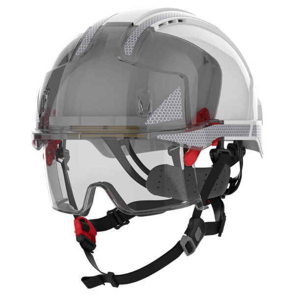 JSP AMF270-405-F00 EVO VISTAlens Dualswitch Vented Safety Helmet