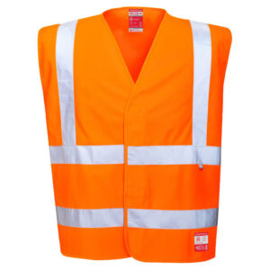 Portwest FR71 Bizflame High Visibility FR Orange Vest