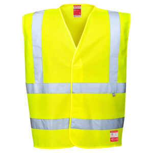 Portwest FR71 Bizflame High Visibility FR Yellow Vest