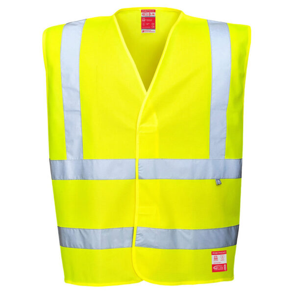 Portwest FR71 Bizflame High Visibility FR Yellow Vest