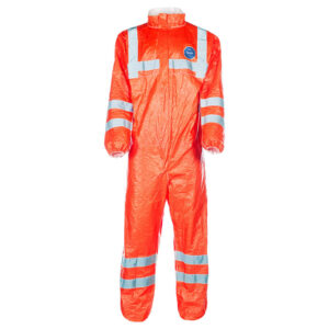 DuPont Tyvek 500 HV High Visibility Collared Coveralls