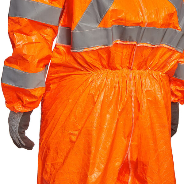 DuPont Tyvek 500 HV High Visibility Hooded Coveralls