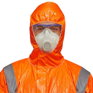DuPont Tyvek 500 HV High Visibility Hooded Coveralls