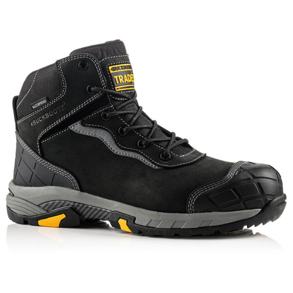 Buckbootz BLITZBK Tradez Black Safety Boots