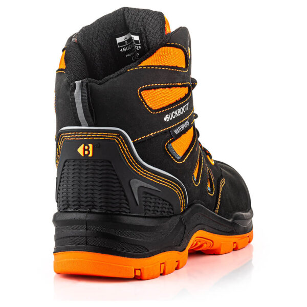 Buckbootz BVIZ2BKOR Buckzviz High Visibility Safety Boots