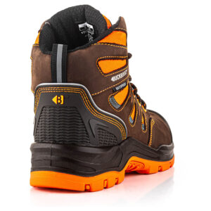 Buckbootz BVIZ2BROR Buckzviz Hi Viz Brown Safety Boots