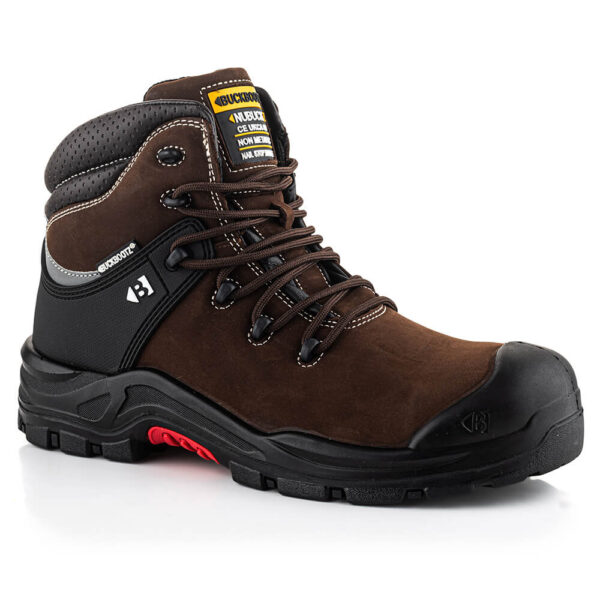 Buckbootz NKZ102BRN Nubuckz Brown Dealer Boots