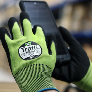 Traffi TG6240 Microdex Nitrile LXT Safety Gloves