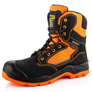 Buckbootz BVIZ1BKOR Buckzviz High Leg Safety Boots