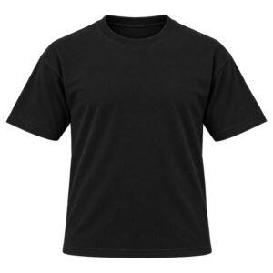 Espro ES73101BK Black Cotton Short Sleeved T-Shirt