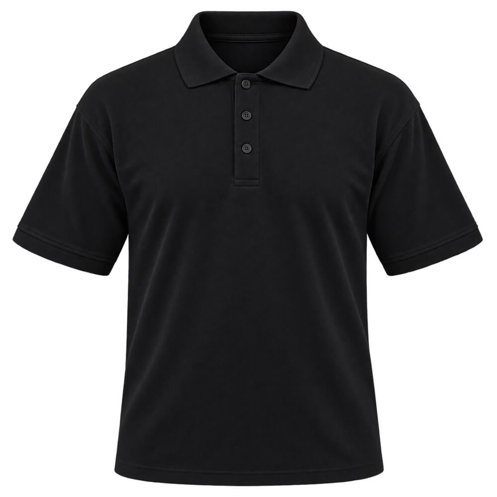 Espro ES73204BK Black Premium Polo Shirt
