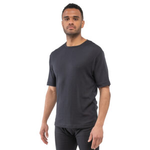 Espro ES73801BK Black Thermal Short Sleeved Top
