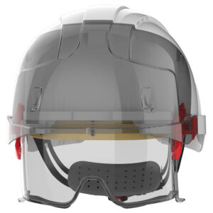 JSP EVO VISTAlens Non-Vented Safety Helmet with Integrated Eyewear