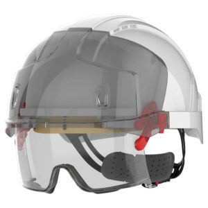 JSP EVO VISTAlens Non-Vented Safety Helmet with Integrated Eyewear