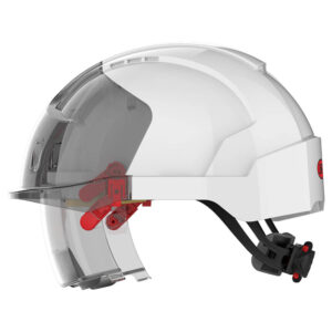 JSP EVO VISTAlens Non-Vented Safety Helmet with Integrated Eyewear