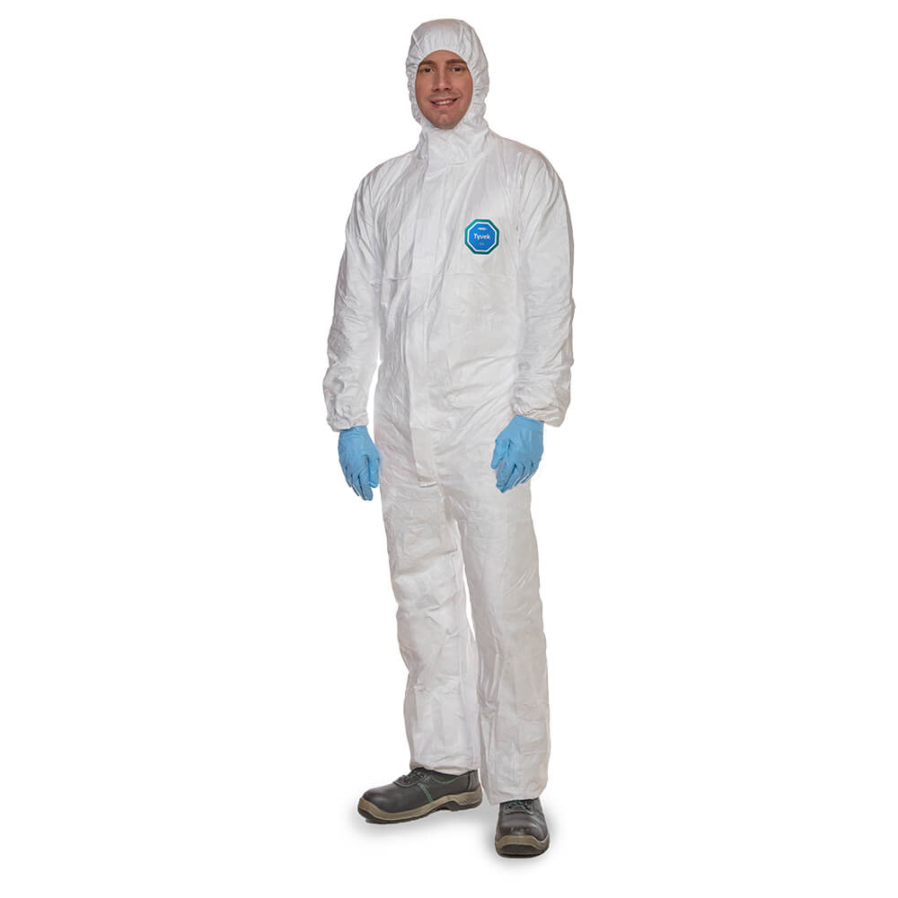 DuPont Tyvek 500 Xpert Biocircle CHF5 Hooded Coveralls