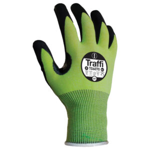 Traffi TG6070 Waterproof Nitrile Foam Safety Gloves