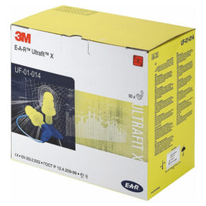3M E-A-R UltraFit X UF-01-014 Reusable Corded Earplugs