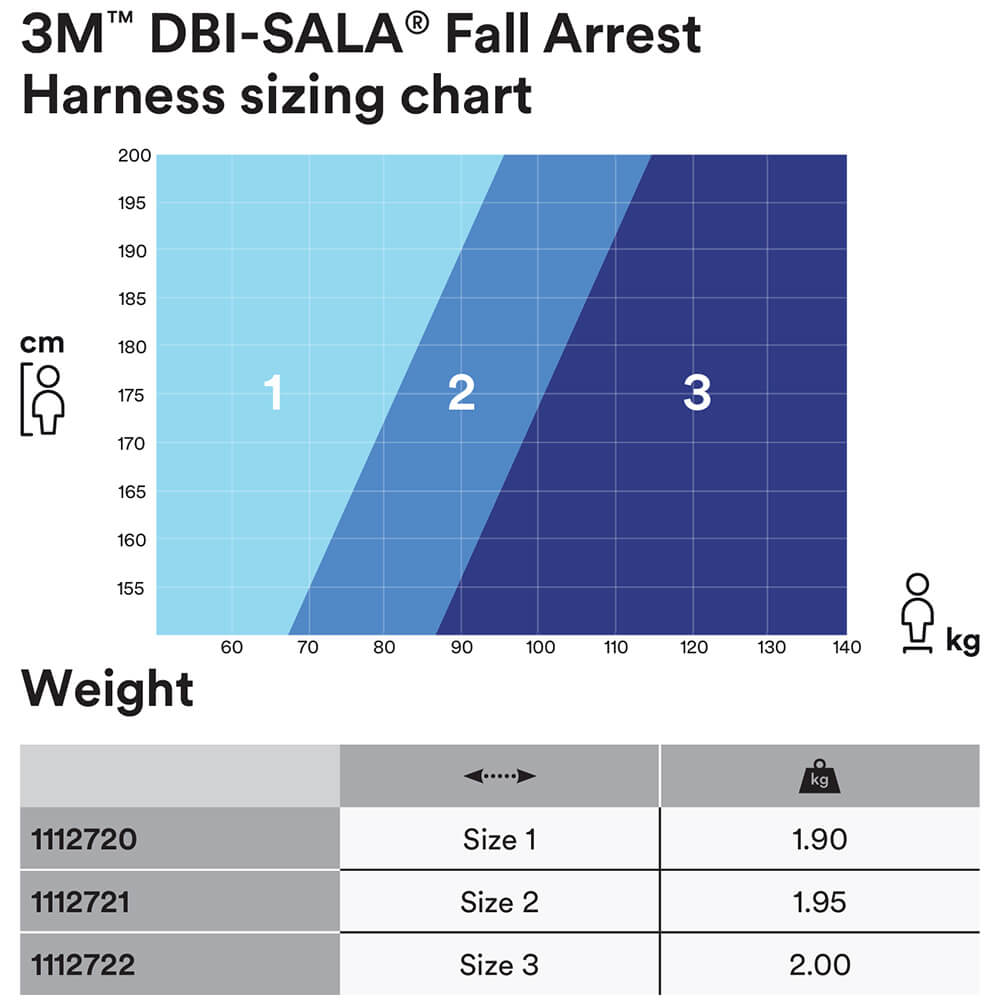 3M DBI-SALA ExoFit XE100 Comfort Safety Harness
